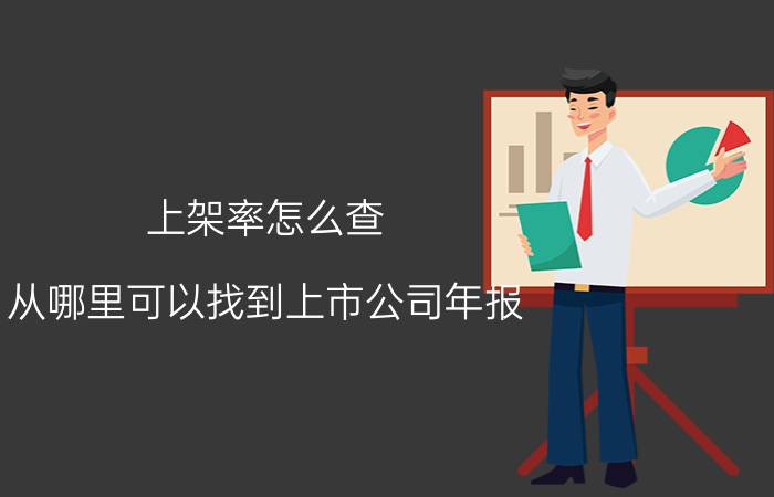 上架率怎么查 从哪里可以找到上市公司年报？